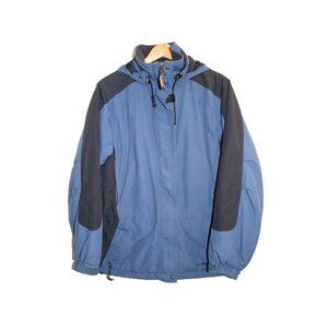🔴 LAST CHANCE 🔴 LL Bean Vintage Blue Black Winter Ski/Snow Jacket